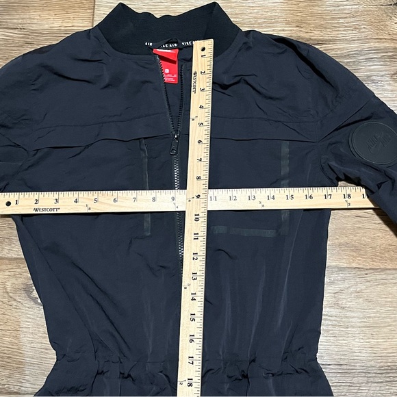 Nike Air Jumpsuit Womens XSmall Black One Piece Romper Flight Suit 943697 - Picture 9 of 14